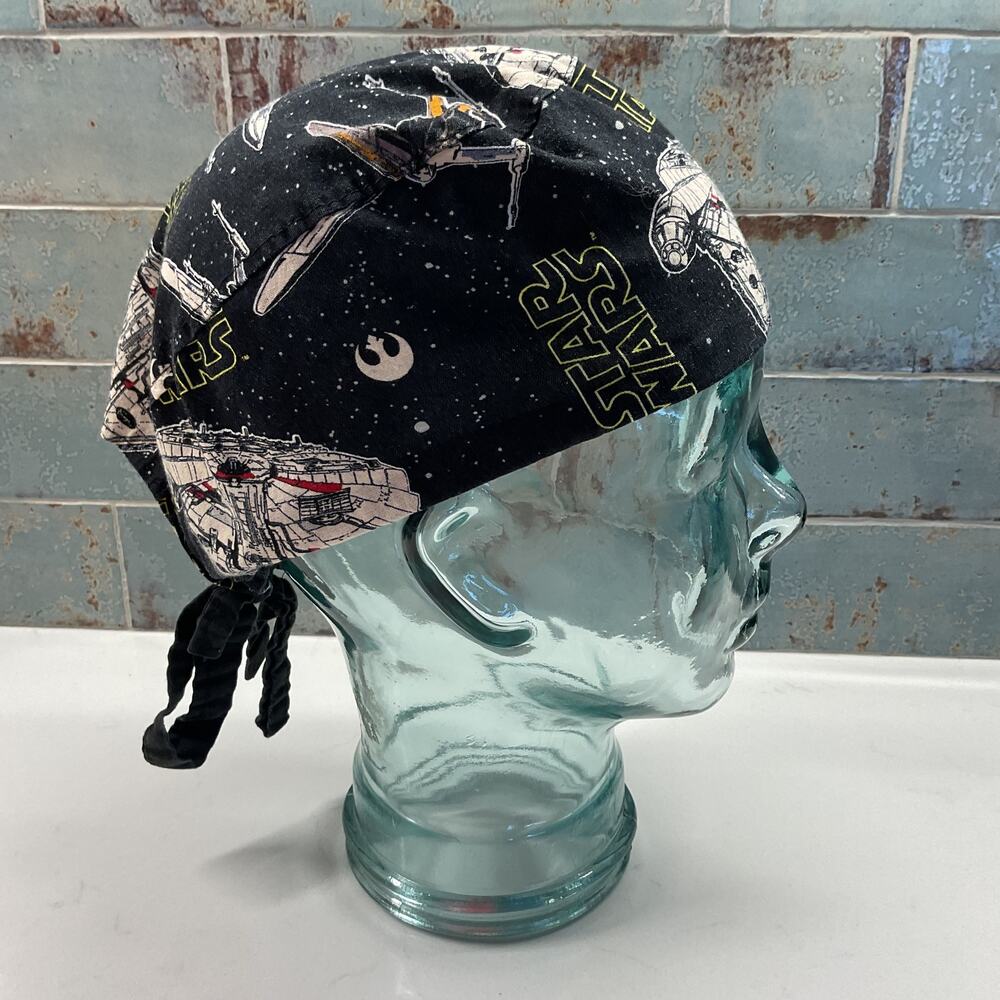 Mens Adjustable Cotton Star Wars Cap great for Scrub Cap, Veterinarian, ect